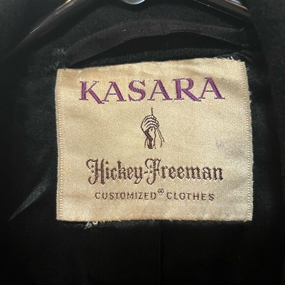 Vintage Men Hickey Freeman Kasara Wool Cashmere Overcoat Coat - Picture 2 of 15